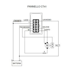 Silecek Kontrol Switch Siyah 12-24V 1 Silecek için