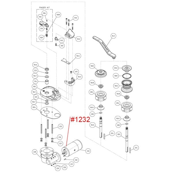 Irgat Motor X1-X2 #1232A 12V 700W