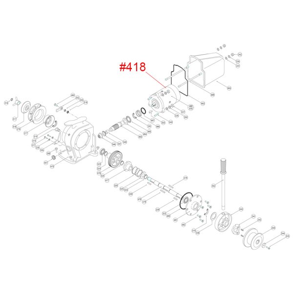 Irgat Motor Tigres #418F 24V 1500W