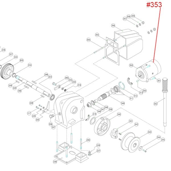 Irgat Motor Cayman #353D 24V 1000W