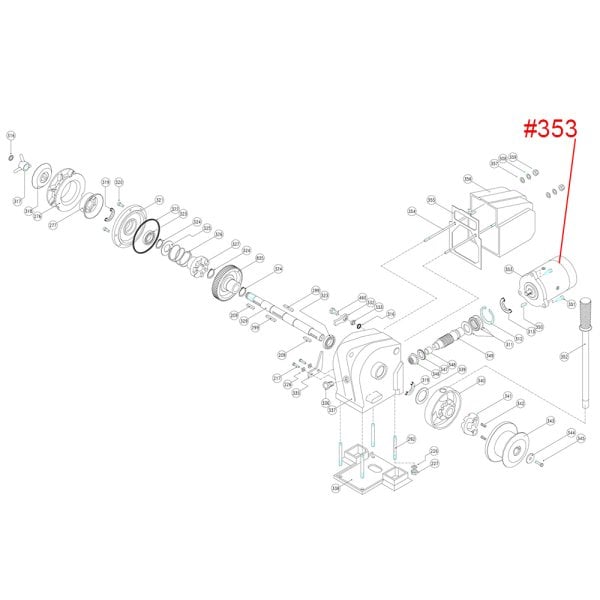 Irgat Motor Cayman #353C 12V 1000W