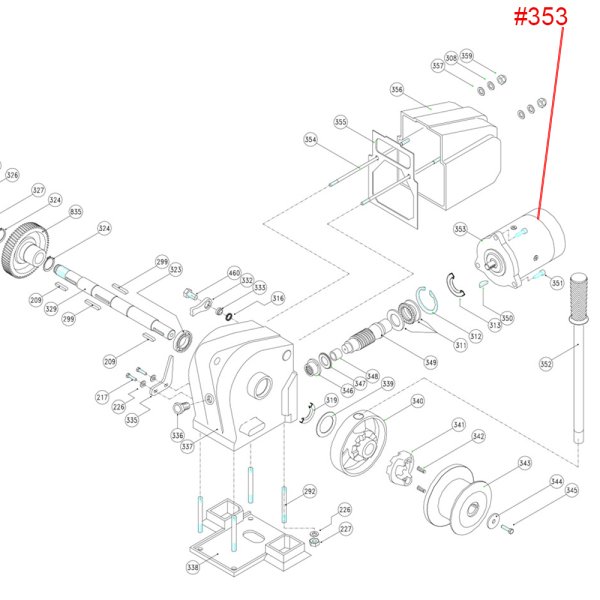 Irgat Motor Cayman #353C 12V 1000W