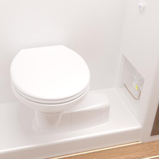Sanimarin Maxlite +S Alçak Taş Tuvalet 12V Manüel Ayarlı Elektrikli Kumanda
