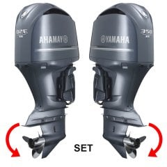 Yamaha F/FL350A ETX SET Marşlı 4T Enjektörlü Trimli Ext. Uzun Şaft Pas.Çelik Pervane
