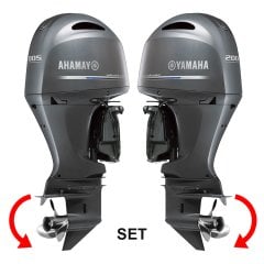 Yamaha F/FL200F ETX SET Marşlı 4T Enjektörlü Trimli Ext. Uzun Şaft Pas.Çelik Pervane