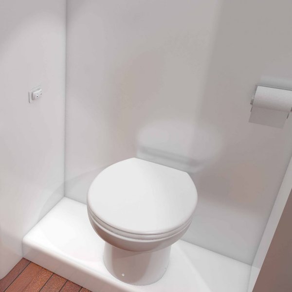Sanimarin 31 Luxe Alçak Taş Tuvalet 24V Üç Kademeli Dokunmatik Kumandalı