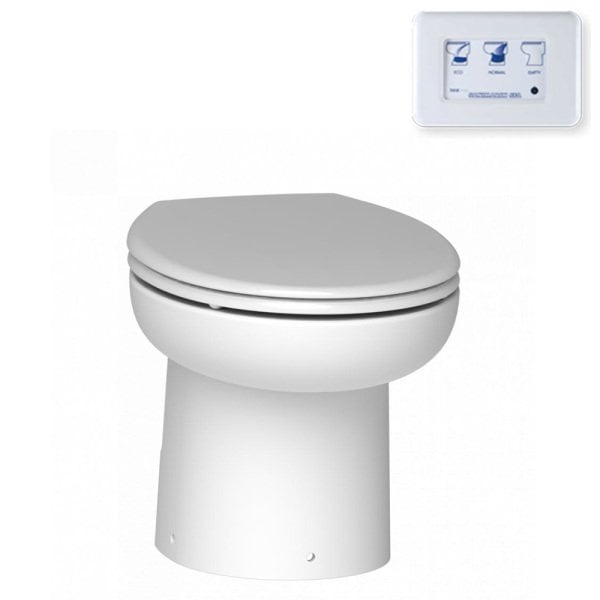 Sanimarin 31 Luxe Alçak Taş Tuvalet 24V Üç Kademeli Dokunmatik Kumandalı