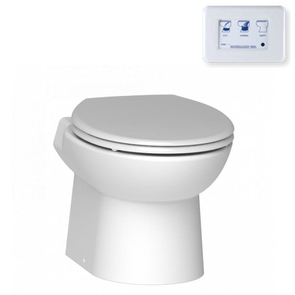 Sanimarin 32 Luxe Alçak Taş Tuvalet 24V Üç Kademeli Dokunmatik Kumanda