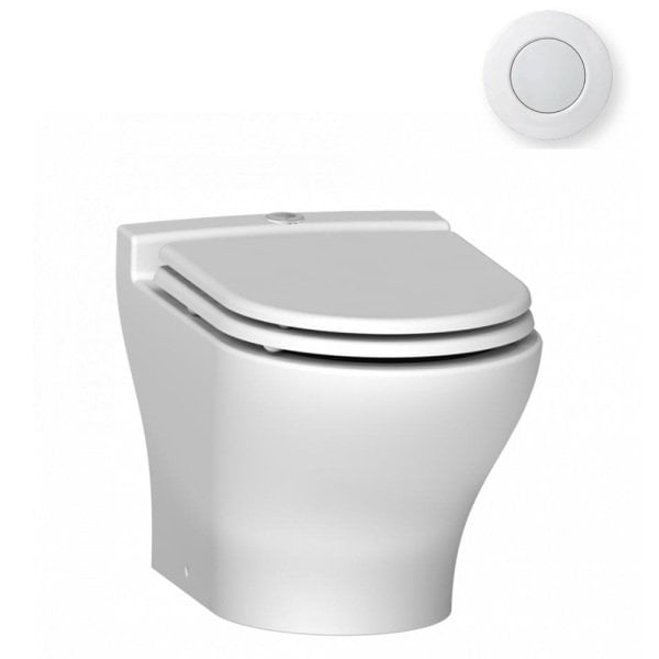 Sanimarin Exclusive Short Comfort Plus Alçak Taş Tuvalet 12V Pnomatik Kumanda Buton