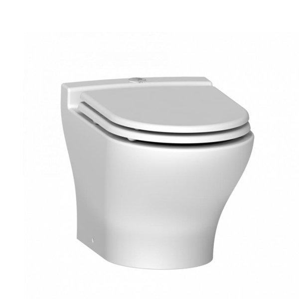 Sanimarin Exclusive Short Comfort Plus Alçak Taş Tuvalet 12V Pnomatik Kumanda Buton