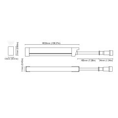 Lineer Aydınlatma Wave Neonflex Side 1mt 13x21 IP68