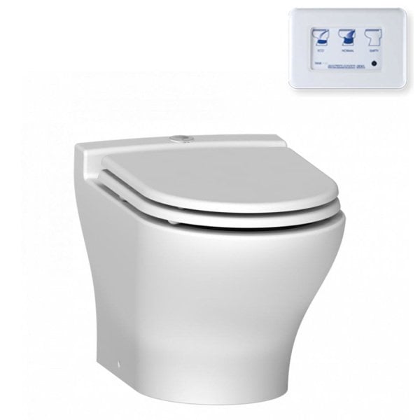 Sanimarin Exclusive Short Luxe Alçak Taş Tuvalet 24V Üç Kademeli Dokunmatik Kumandalı