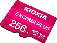 KIOXIA LMPL1M256GG2 256GB EXCERIA PLUS microSD C10 U3 V30 UHS1 A1 Hafıza kartı