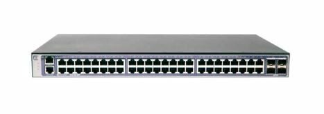 EXTRMNTWRK 210-Series 48 port 10/100/1000BASE-T PoE+ 4 1GbE unpopulated SFP ports 1 Resim-1