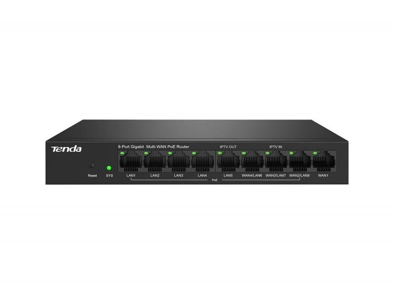 TENDA G0-8G-POE ROU G0-8G-PoE 9 Port PoE Router