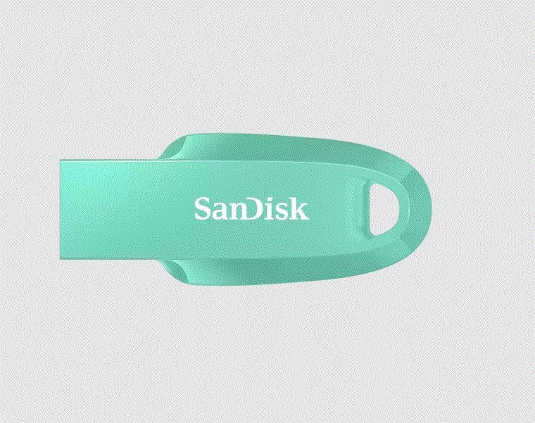 SANDISK SDCZ550-128G-G46G 128GB Ultra Curve 3.2 Flash Drive Green