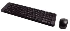 Logitech MK220 Kablosuz Siyah-Gri Klavye,Mouse Set
