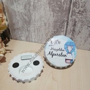Leylekli Balonlu Gazoz Kapağı Açacak