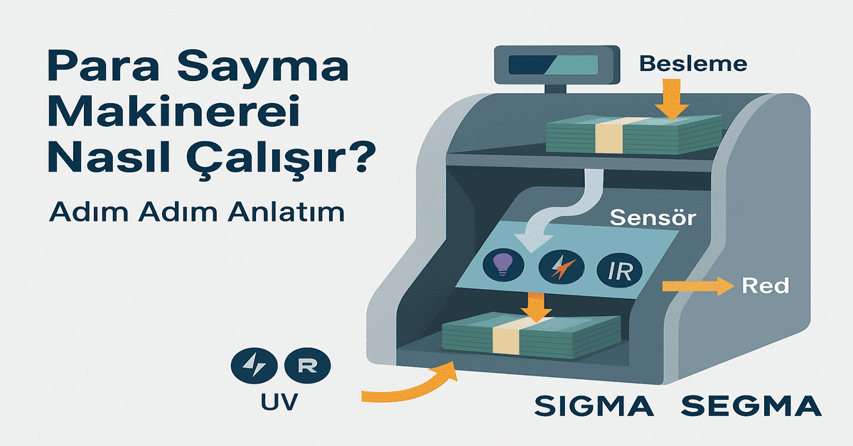 Para Sayma Makineleri Nasıl Çalışır? İç Mekaniği, Sensörleri ve Adım Adım Süreç