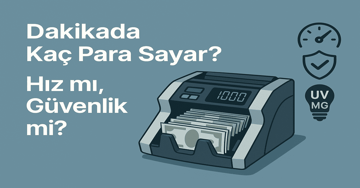 Para Sayma Makinesi Dakikada Kaç Para Sayar? En Hızlı ve En Güvenilir Para Sayma Makineleri Hangileri?