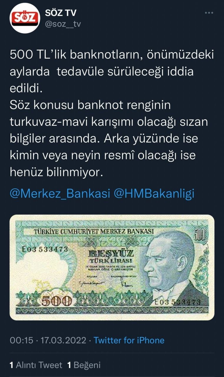 @Yeni para tedavüle çıkarsa para sayma makineleri ne olur?