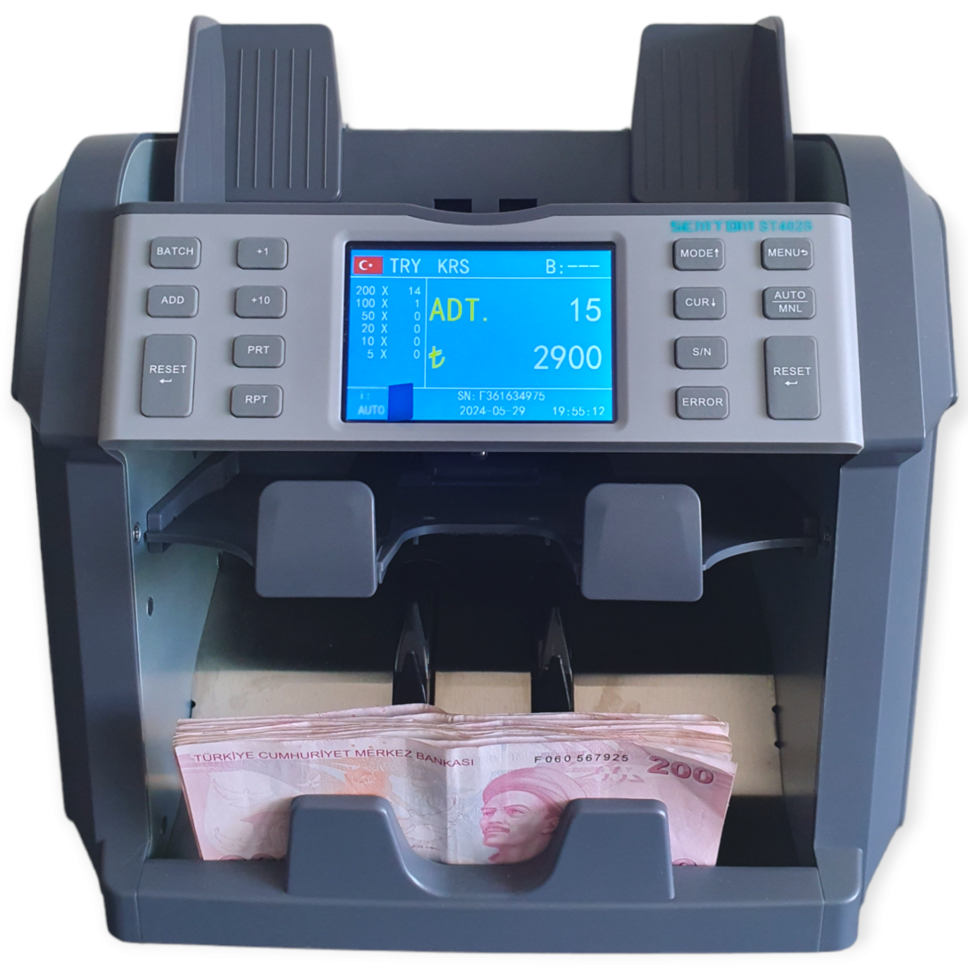Semtom ST 4025 Printerli Para Sayma Makinesi