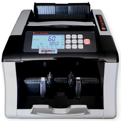 Sigma Plus Schwarz Para Sayma Makinesi | TL Karışık Sayım, Sahte Para Kontrolü, TFT Ekranlı