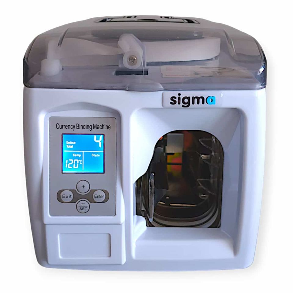 Sigma RP-135B Para Bantlama Makinesi | Otomatik Bantlama ve Perçinleme Cihazı