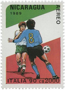 PULKO HistorY 1970 Nikaragua - 1989 - Spor Temalı Pul Koleksiyonu (Futbol)