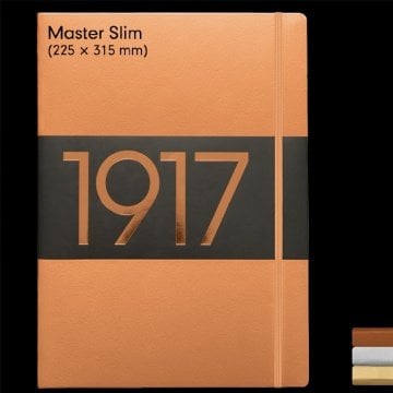 Leuchtturm1917 Master Slim (A4+) METALİK (Özel Seri) Not Defteri, Sert Kapak,