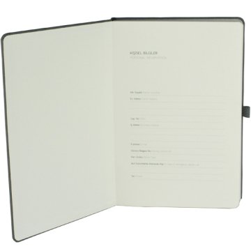 PULKO Notebook Not Defteri, (16X24CM), Termo Deri, 224 Sayfa, Çizgili, 041,