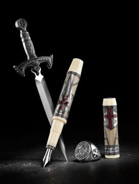 VISCONTI Jacques de Molay Silver Dolma Kalem