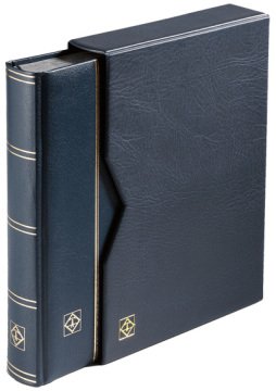 Leuchtturm Штамп Книга PREMIUM S64 SET, A4, 32 листов, 64 страниц, полная прозрачность (полностью прозрачный) черный пол, Кассетный