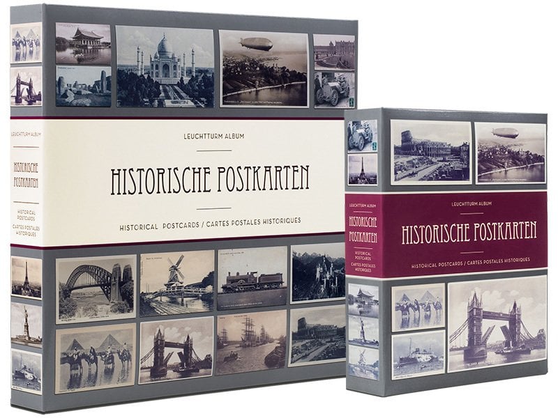 Leuchtturm HISTORISCHE Posta Kartı Koleksiyonları için Albüm,