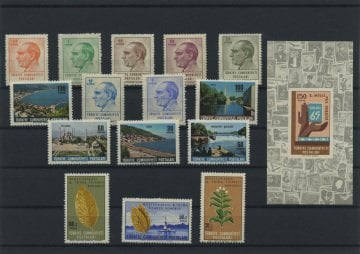 histoire Pulko de la République de Turquie Stamp Collection 1970 - 1965 Set