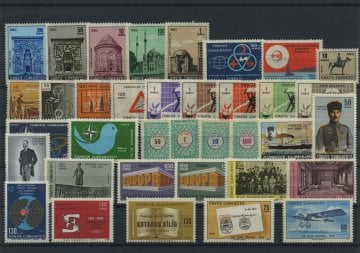 histoire Pulko de la République de Turquie Stamp Collection 1970 - 1969 Set