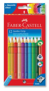 Faber Castell Jumbo Grip Boya Kalemi, 12 Renk