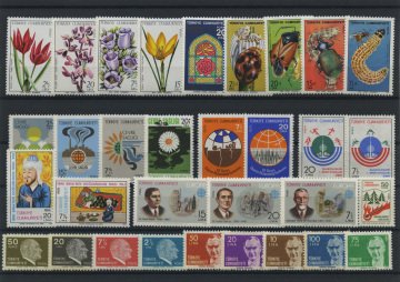 histoire Pulko de la République de Turquie Stamp Collection 1970 - 1980 Set