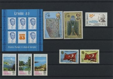 Türkiye Cumhuriyeti Pul Koleksiyonu - 1983 Yıl Seti