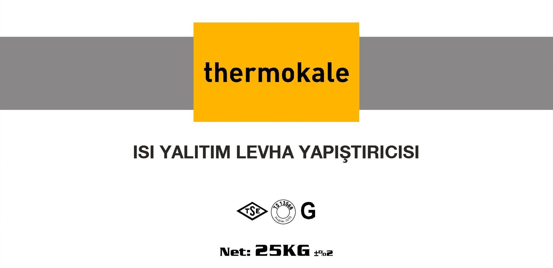 Thermokale Isı Yalıtım Levha Yapıştırıcısı 25 Kg