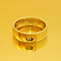 Altın Klasik Evlilik Alyansı 6mm