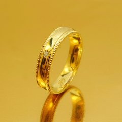 Altın Klasik Evlilik Alyansı 4MM
