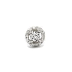 0.12 Karat Pırlanta Unisex Küpe - 14 Ayar