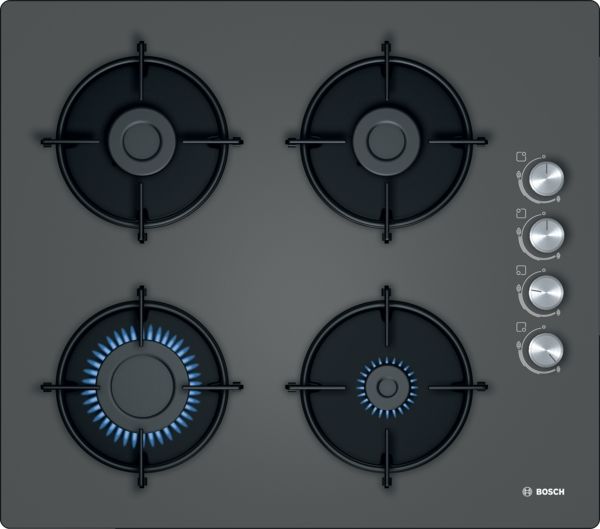 Bosch POP6C9O10O Doğalgazlı Gri Cam Ankastre Ocak