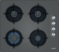 Bosch POP6C9O10O Doğalgazlı Gri Cam Ankastre Ocak