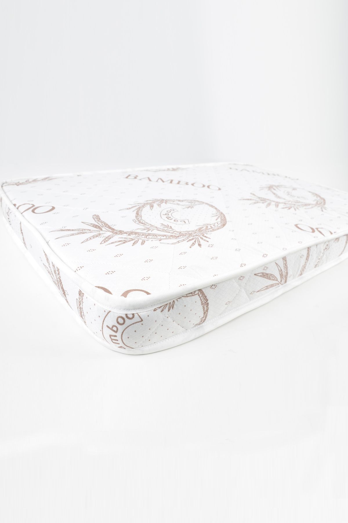 Bambu Ortopedik Bebek Oyun Parkı & Beşik Yatağı Beyaz - 50x100