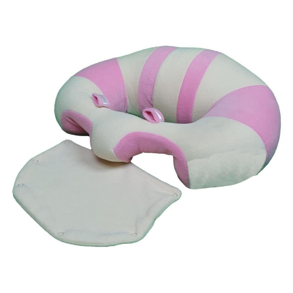 Markacity Bebek Oturma Minderi Pembe-Beyaz