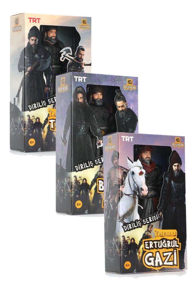 Diriliş Ertuğrul - Bamsı Bey - Turgut Bey Aksiyon 3lü Set