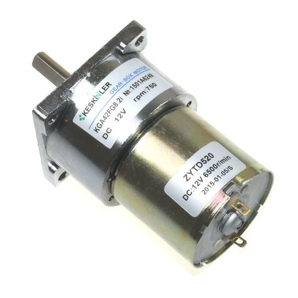 KGA-42 12V 790Rpm/520 Redüktörlü Dc Motor