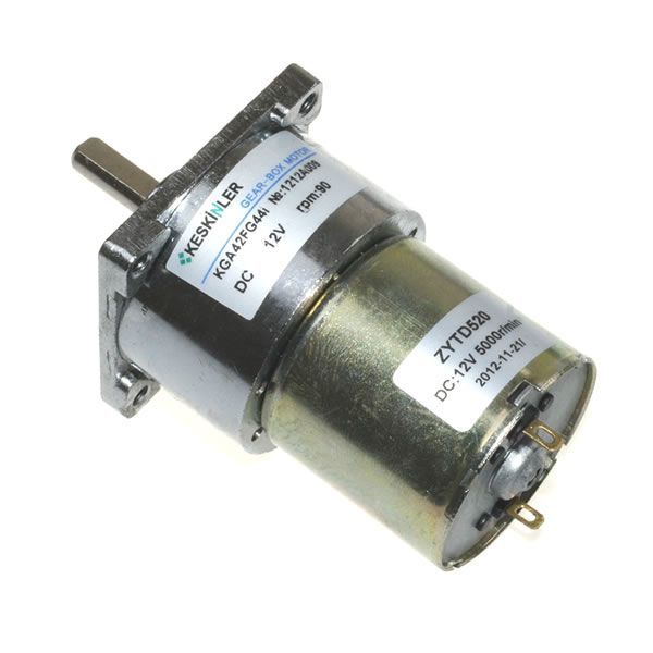 KGA-42 12V 90Rpm/520 Redüktörlü Dc Motor